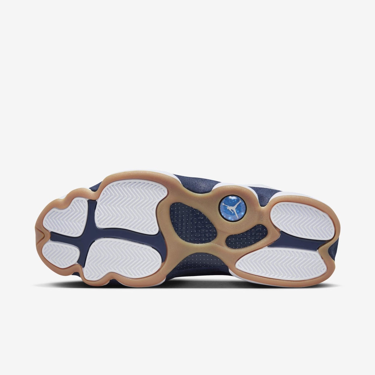 Air Jordan 13 Retro 'Midnight Navy' (2024) [414571-140] Athletic Basketball Sports Sneakers in White / Midnight Navy - Gum Light Brown for Unisex Adult Mens - AVBL MRKT (9)