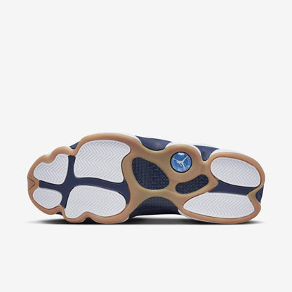 Air Jordan 13 Retro 'Midnight Navy' (2024) [414571-140] Athletic Basketball Sports Sneakers in White / Midnight Navy - Gum Light Brown for Unisex Adult Mens - AVBL MRKT (9)