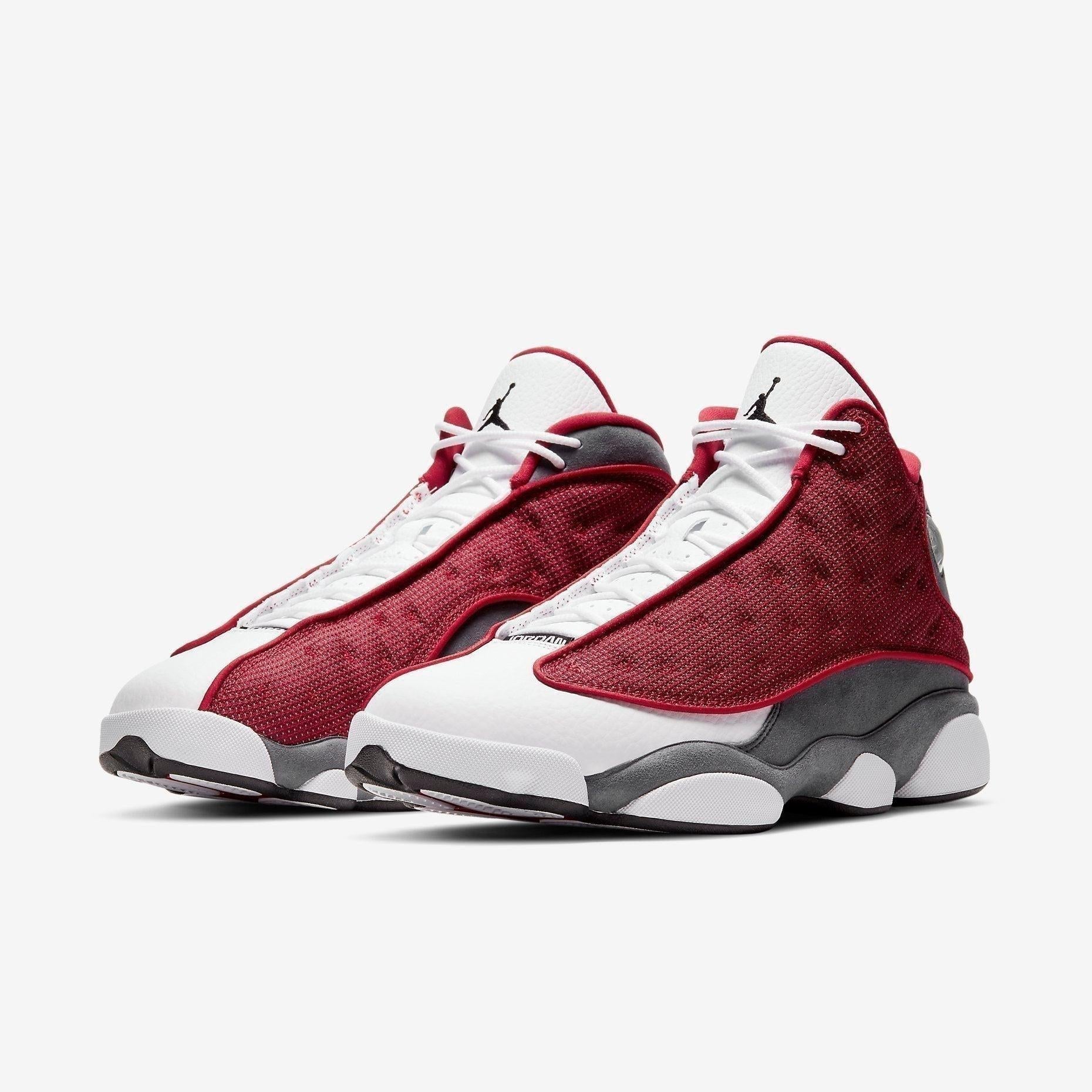 Air Jordan 13 Retro 'Red Flint' (2021) [DJ5982-600] Athletic Basketball Sports Sneakers in Gym Red / Black - Flint Grey - White for Unisex Adult Mens - AVBL MRKT (1)