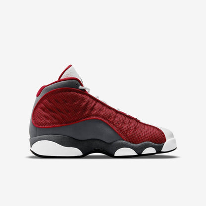 Air Jordan 13 Retro 'Red Flint' (2021) (GS) [884129-600] Athletic Basketball Sports Sneakers in Gym Red / Black - Flint Grey - White for Unisex Youth Kids Junior Boys Girls - AVBL MRKT (4)