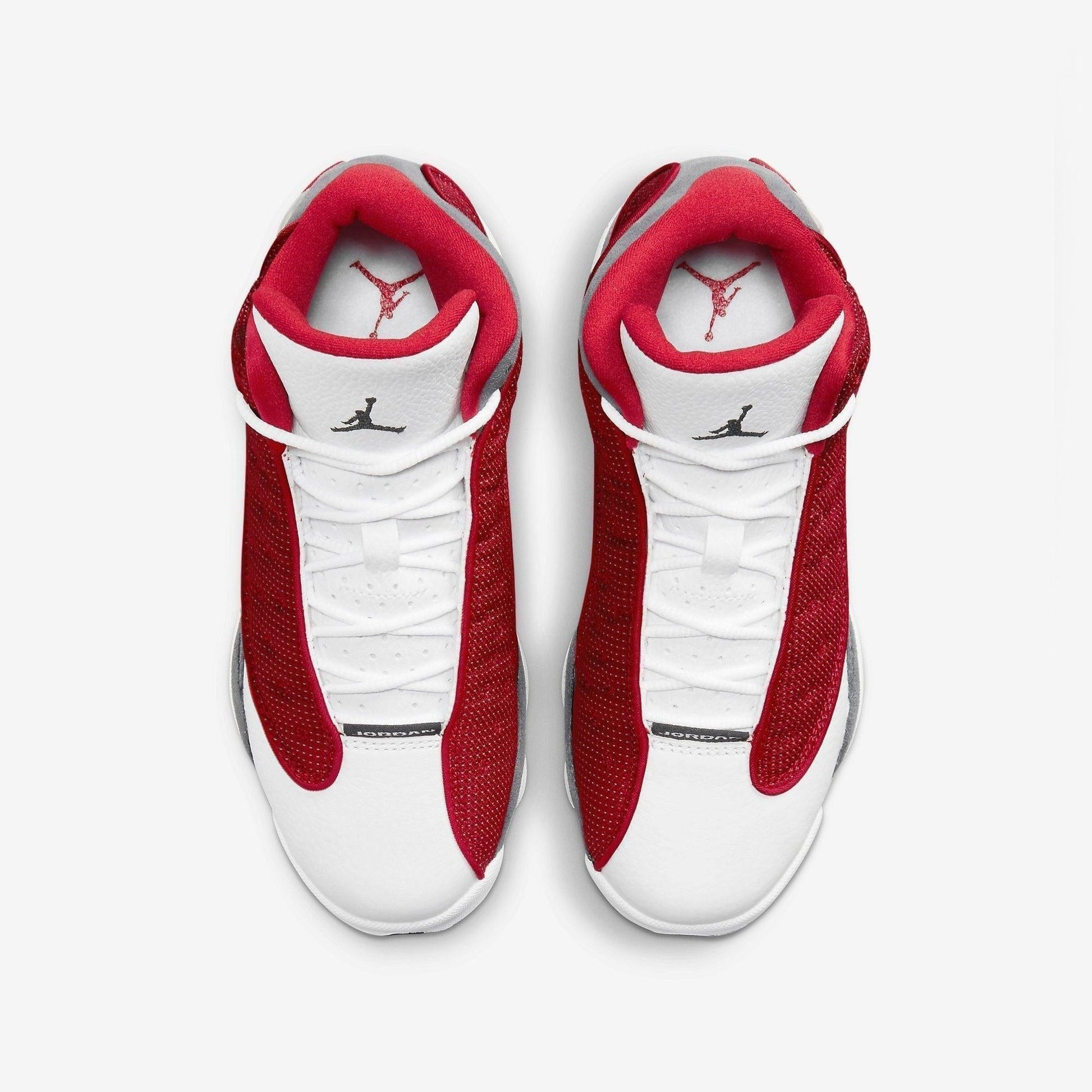 Air Jordan 13 Retro 'Red Flint' (2021) (GS) [884129-600] Athletic Basketball Sports Sneakers in Gym Red / Black - Flint Grey - White for Unisex Youth Kids Junior Boys Girls - AVBL MRKT (5)