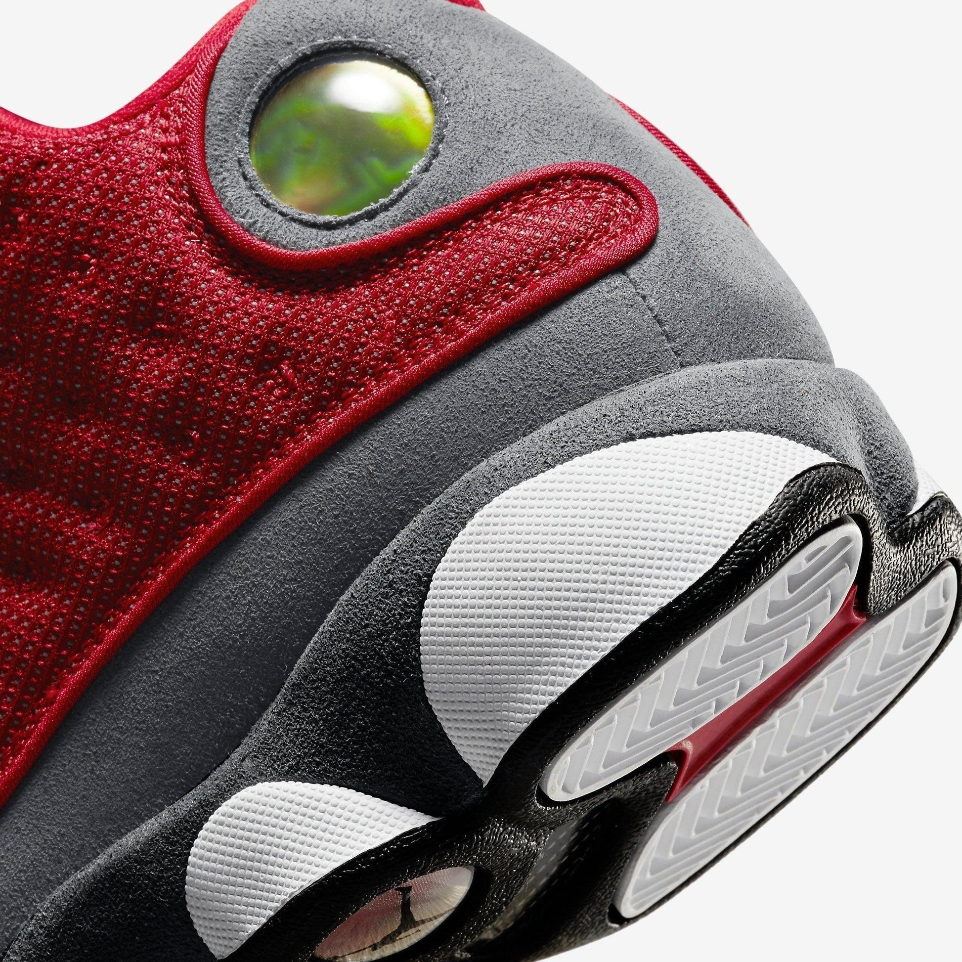 Air Jordan 13 Retro 'Red Flint' (2021) (GS) [884129-600] Athletic Basketball Sports Sneakers in Gym Red / Black - Flint Grey - White for Unisex Youth Kids Junior Boys Girls - AVBL MRKT (8)