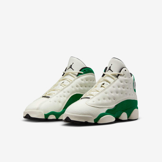 Air Jordan 13 Retro 'Sail / Pine Green' (2025) (GS) [HQ0780-103] Athletic Basketball Sports Sneakers in Sail / Black - Pine Green for Unisex Youth Kids Junior Boys Girls - AVBL MRKT (1)