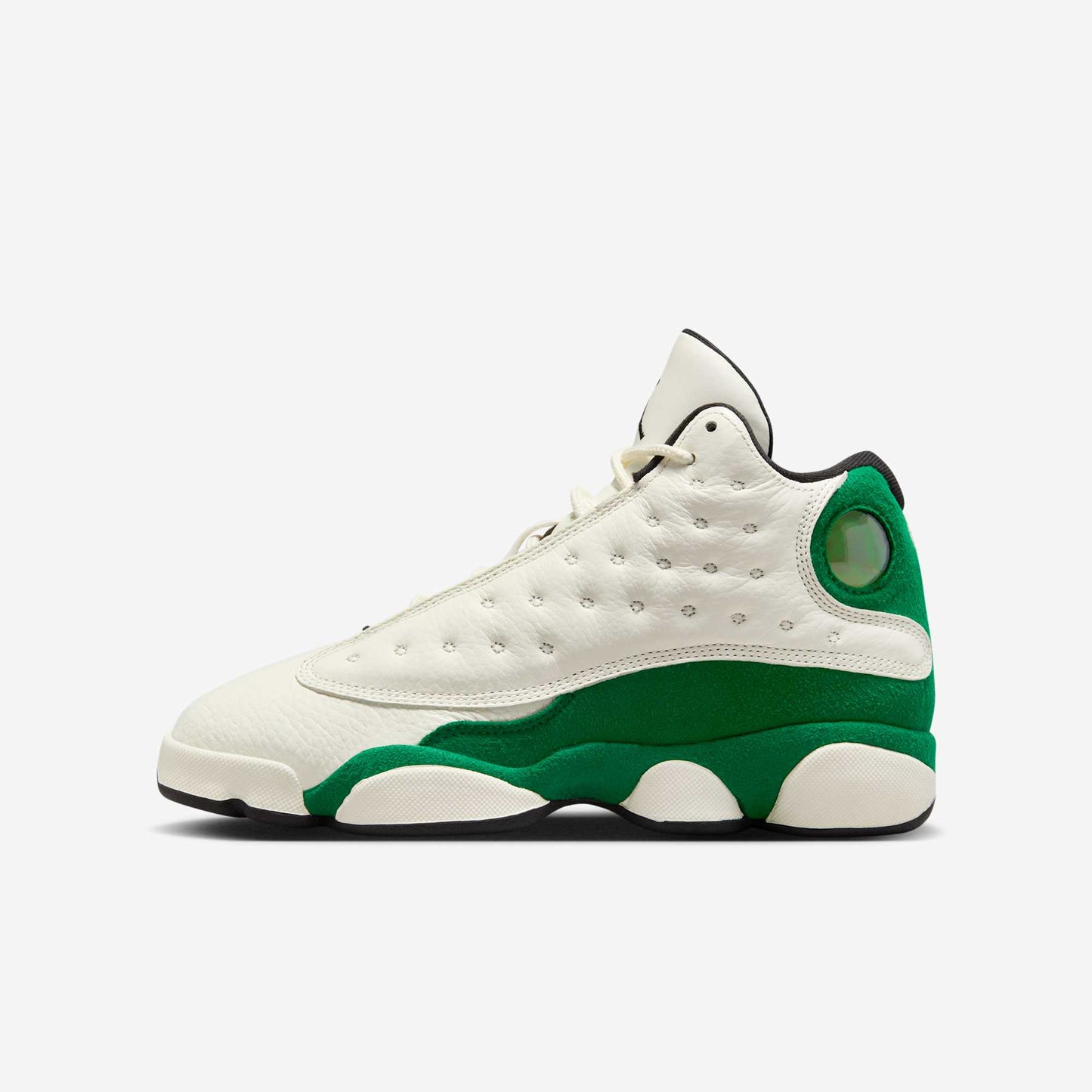 Air Jordan 13 Retro 'Sail / Pine Green' (2025) (GS) [HQ0780-103] Athletic Basketball Sports Sneakers in Sail / Black - Pine Green for Unisex Youth Kids Junior Boys Girls - AVBL MRKT (2)