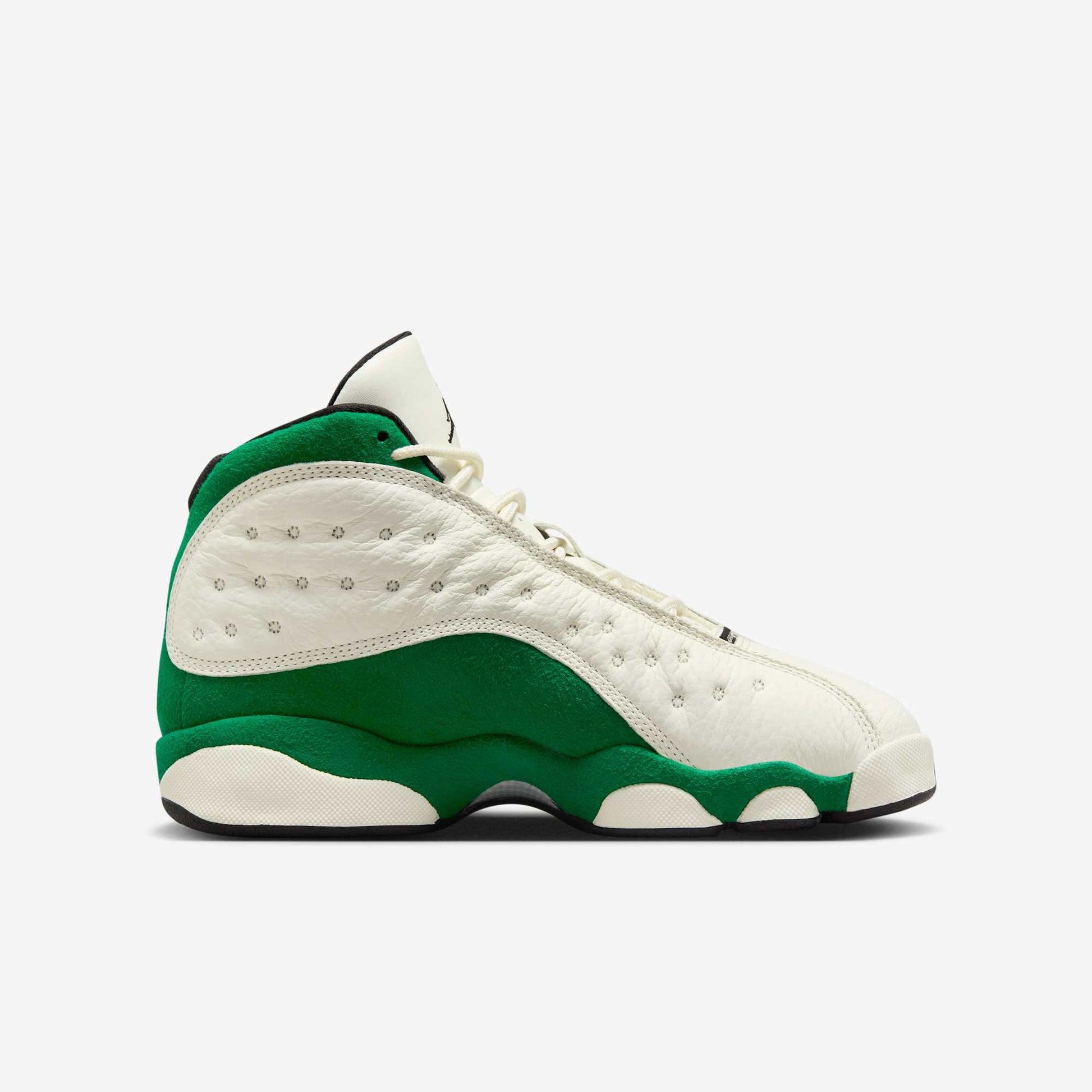 Air Jordan 13 Retro 'Sail / Pine Green' (2025) (GS) [HQ0780-103] Athletic Basketball Sports Sneakers in Sail / Black - Pine Green for Unisex Youth Kids Junior Boys Girls - AVBL MRKT (4)