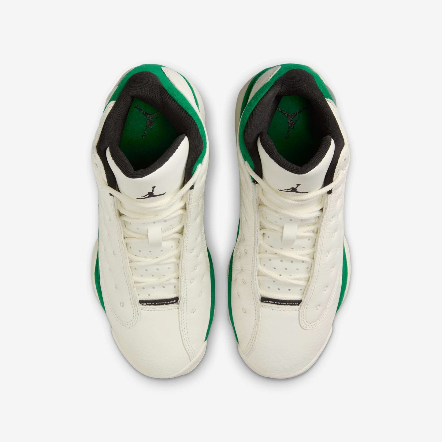 Air Jordan 13 Retro 'Sail / Pine Green' (2025) (GS) [HQ0780-103] Athletic Basketball Sports Sneakers in Sail / Black - Pine Green for Unisex Youth Kids Junior Boys Girls - AVBL MRKT (5)