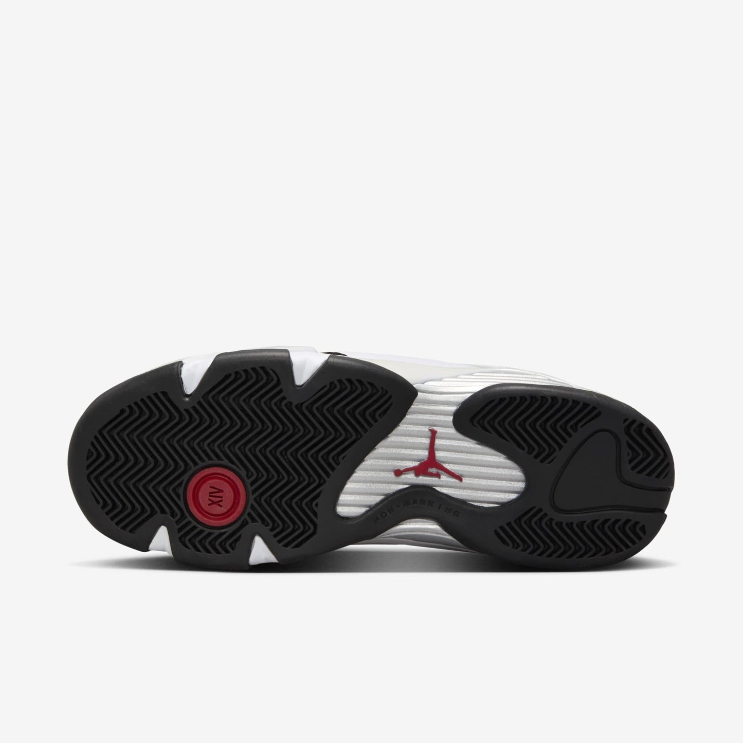 Air Jordan 14 Retro 'Black Toe' (2024) (GS) [487524-160] Athletic Basketball Sports Sneakers in White / Varsity Red - Black for Unisex Youth Kids Junior Boys Girls - AVBL MRKT (9)