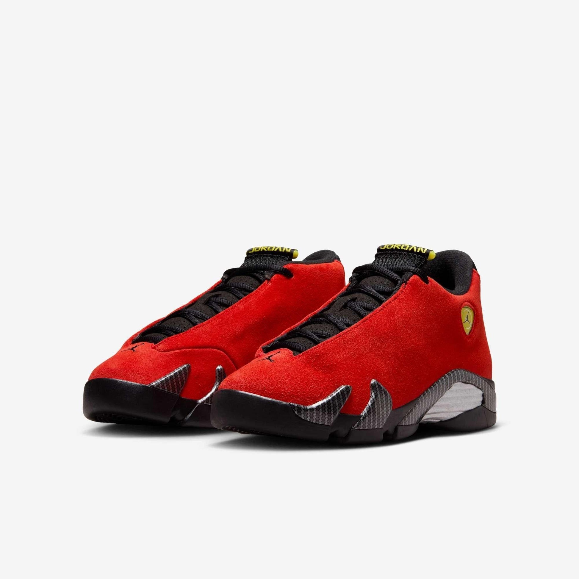 Air Jordan 14 Retro 'Ferrari / Challenge Red' (2025) (GS) [IF5016-600] Athletic Basketball Sports Sneakers in Challenge Red / Black for Unisex Youth Kids Junior Boys Girls - AVBL MRKT (1)