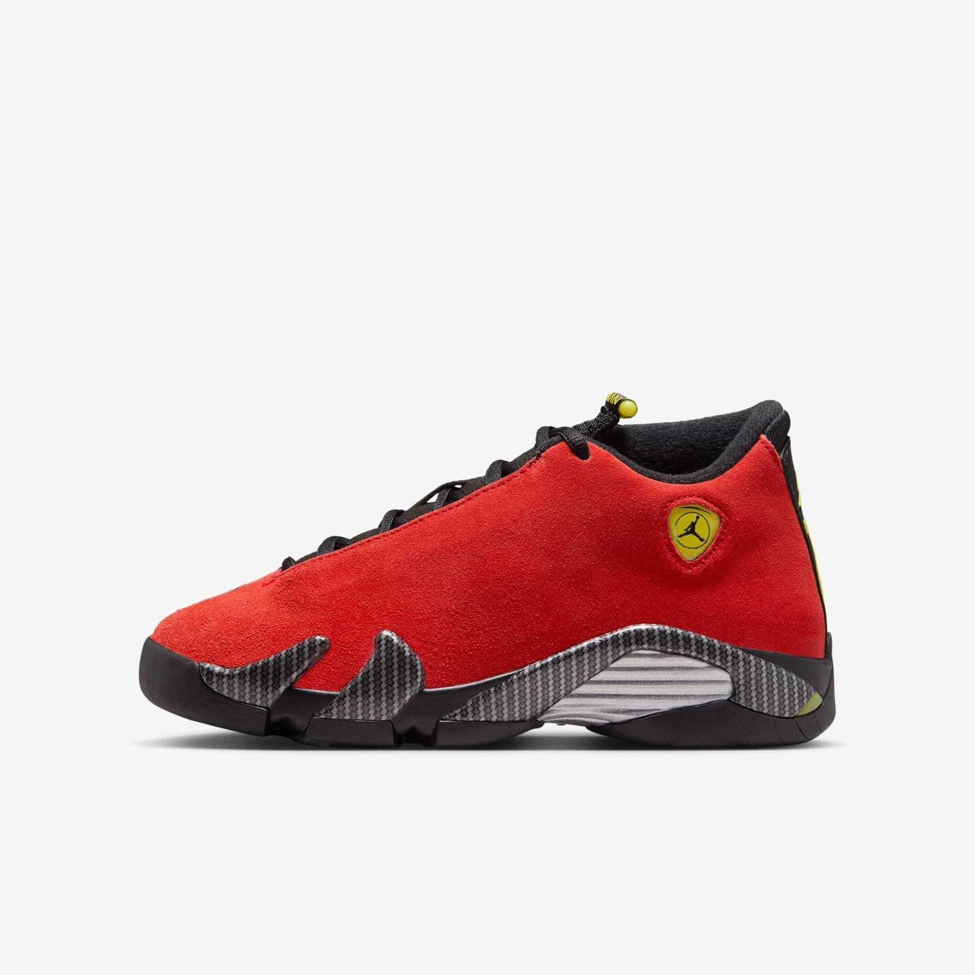 Air Jordan 14 Retro 'Ferrari / Challenge Red' (2025) (GS) [IF5016-600] Athletic Basketball Sports Sneakers in Challenge Red / Black for Unisex Youth Kids Junior Boys Girls - AVBL MRKT (2)