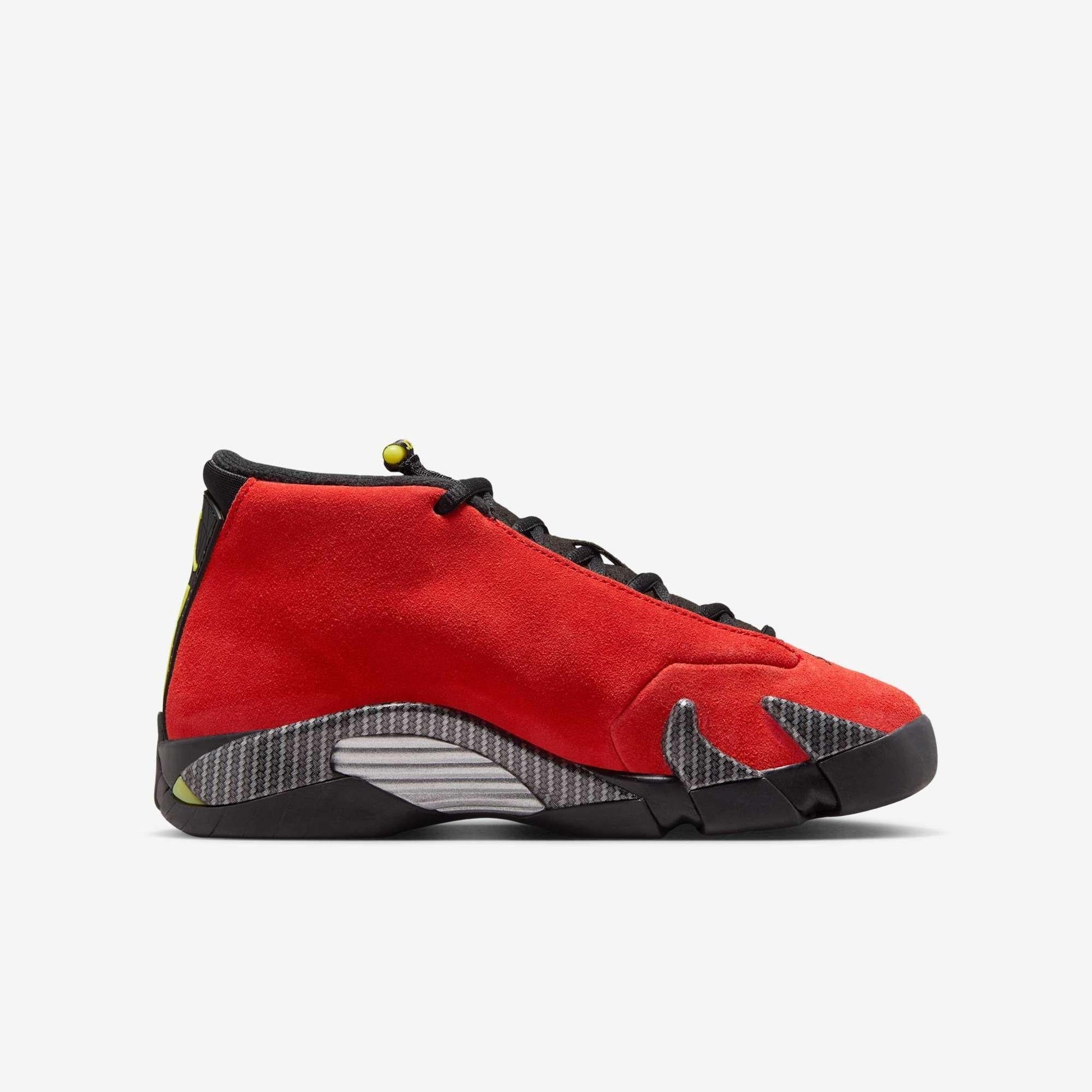 Air Jordan 14 Retro 'Ferrari / Challenge Red' (2025) (GS) [IF5016-600] Athletic Basketball Sports Sneakers in Challenge Red / Black for Unisex Youth Kids Junior Boys Girls - AVBL MRKT (4)