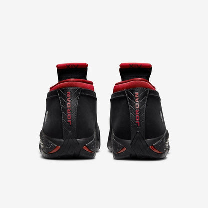 Air Jordan 14 Retro Low 'Red Lipstick' (2021) (Womens) [DH4121-006] Athletic Basketball Sports Sneakers in Black / Gym Red - Metallic Platinum for Unisex Adult Female Ladies Girls WMNS - AVBL MRKT (6)