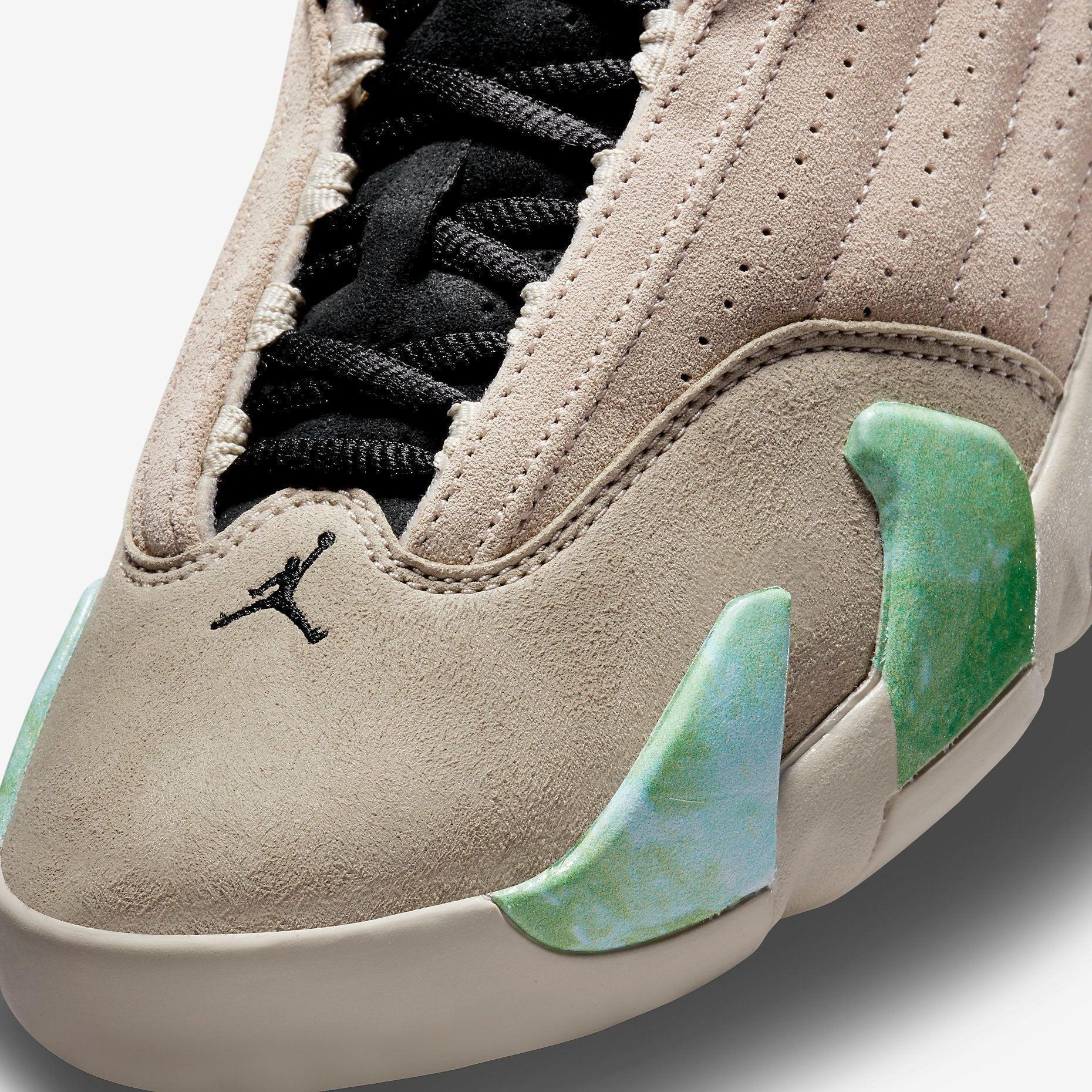 Air Jordan 14 Retro Low SP x Aleali May 'Fortune' (2021) (Womens) [DJ1034-200] Athletic Basketball Sports Sneakers in Light Sand / Light Sand - White for Unisex Adult Female Ladies Girls WMNS - AVBL MRKT (7)