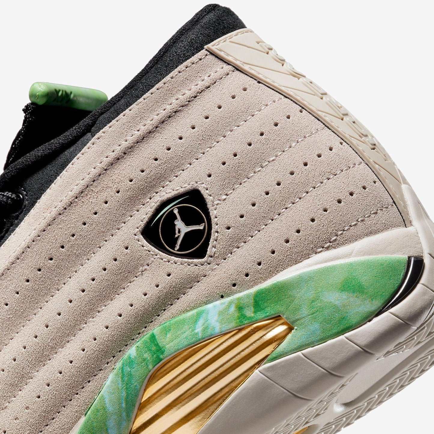 Air Jordan 14 Retro Low SP x Aleali May 'Fortune' (2021) (Womens) [DJ1034-200] Athletic Basketball Sports Sneakers in Light Sand / Light Sand - White for Unisex Adult Female Ladies Girls WMNS - AVBL MRKT (8)