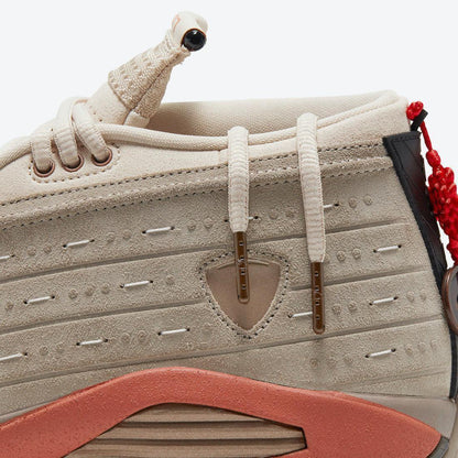 Air Jordan 14 Retro Low SP x CLOT 'Terracotta' (2021) [DC9857-200] Athletic Basketball Sports Sneakers in Sepia Stone / Terra Blush for Unisex Adult Mens - AVBL MRKT (11)