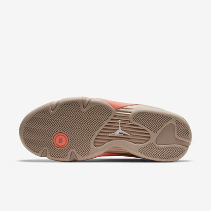 Air Jordan 14 Retro Low SP x CLOT 'Terracotta' (2021) [DC9857-200] Athletic Basketball Sports Sneakers in Sepia Stone / Terra Blush for Unisex Adult Mens - AVBL MRKT (13)