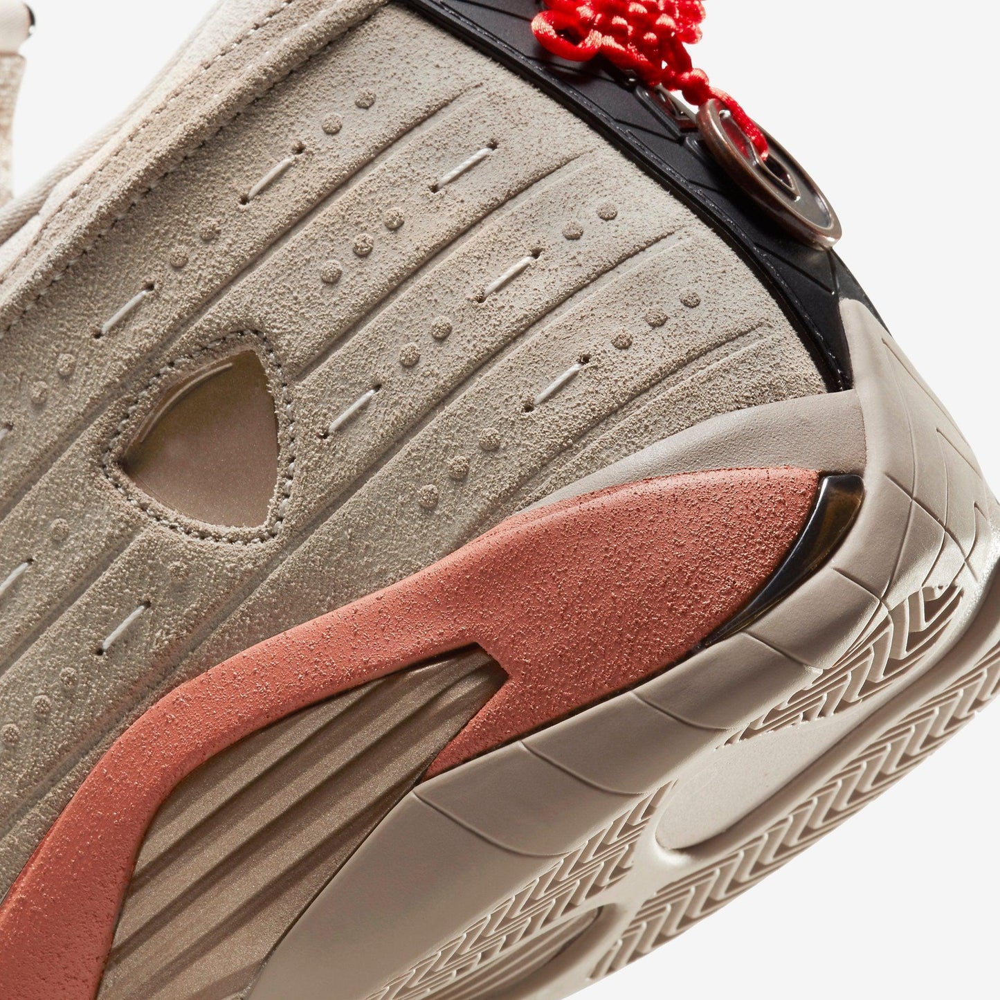 Air Jordan 14 Retro Low SP x CLOT 'Terracotta' (2021) [DC9857-200] Athletic Basketball Sports Sneakers in Sepia Stone / Terra Blush for Unisex Adult Mens - AVBL MRKT (9)