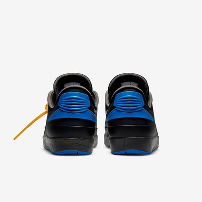 Air Jordan 2 Retro Low SP x Off-White 'Varsity Royal' (2021) [DJ4375-004] Athletic Basketball Sports Sneakers in Black / Varsity Royal for Unisex Adult Mens - AVBL MRKT (6)
