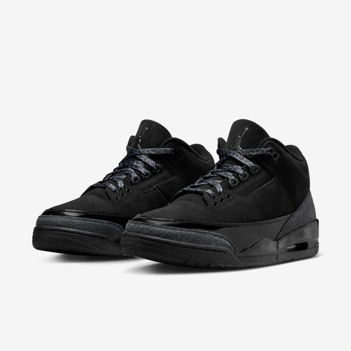 Air Jordan 3 Retro 'Black Cat' (2025) [CT8532-001] Athletic Basketball Sports Sneakers in Black / Dark Charcoal - Black for Unisex Adult Mens - AVBL MRKT (1)