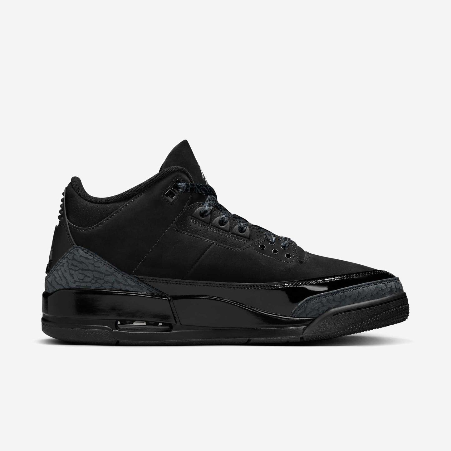 Air Jordan 3 Retro 'Black Cat' (2025) [CT8532-001] Athletic Basketball Sports Sneakers in Black / Dark Charcoal - Black for Unisex Adult Mens - AVBL MRKT (4)