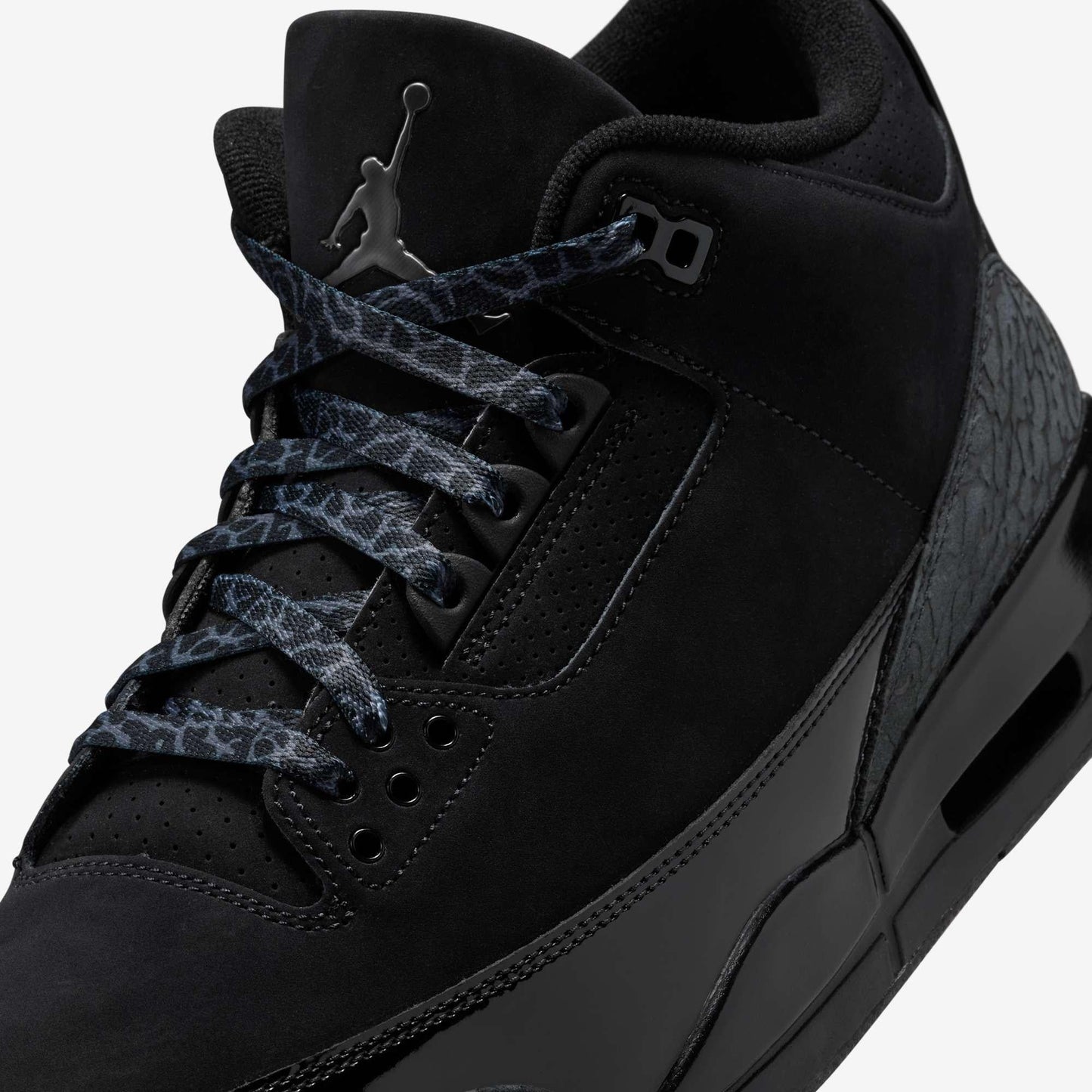 Air Jordan 3 Retro 'Black Cat' (2025) [CT8532-001] Athletic Basketball Sports Sneakers in Black / Dark Charcoal - Black for Unisex Adult Mens - AVBL MRKT (7)