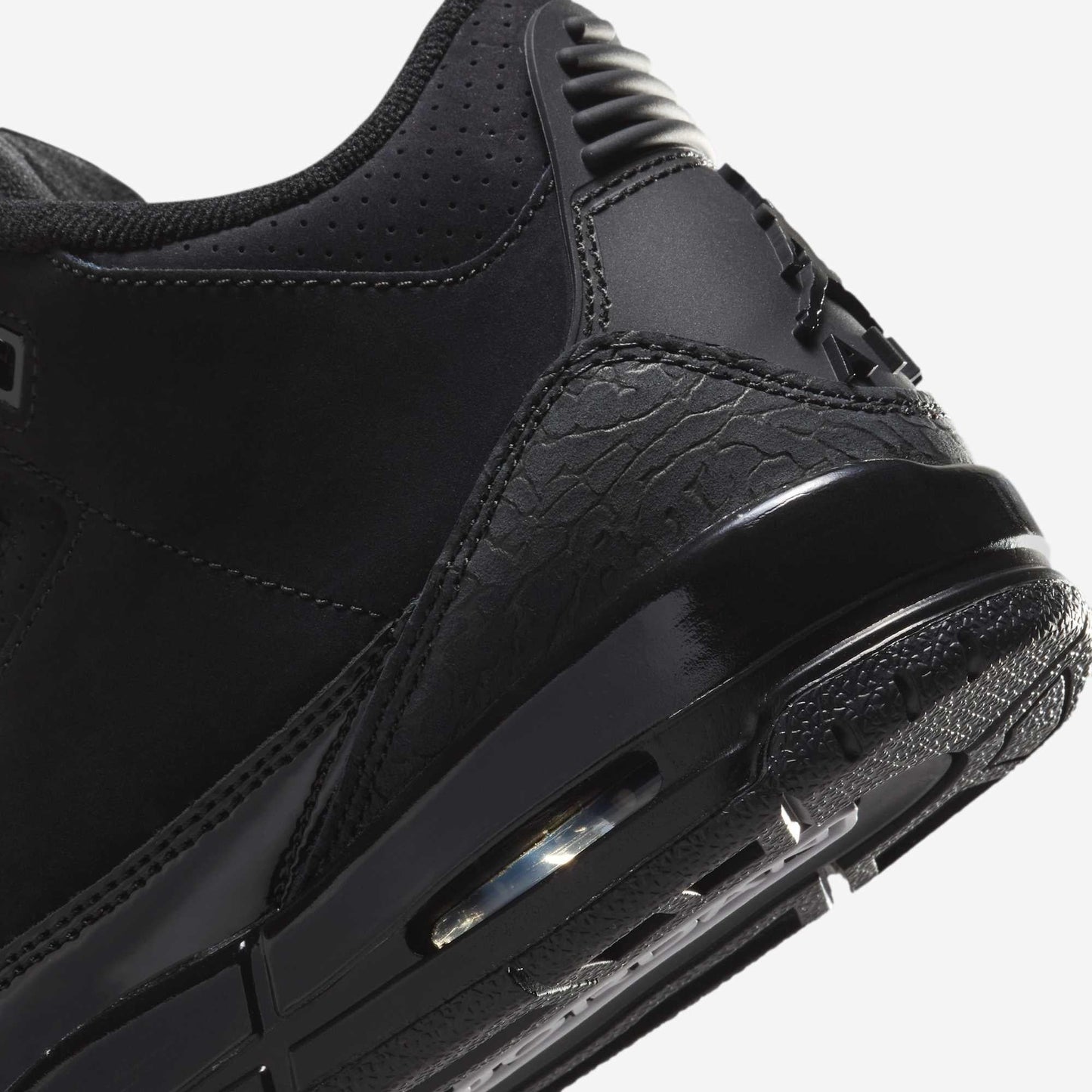 Air Jordan 3 Retro 'Black Cat' (2025) (GS) [DM0967-001] Athletic Basketball Sports Sneakers in Black / Dark Charcoal - Black for Unisex Youth Kids Junior Boys Girls - AVBL MRKT (8)