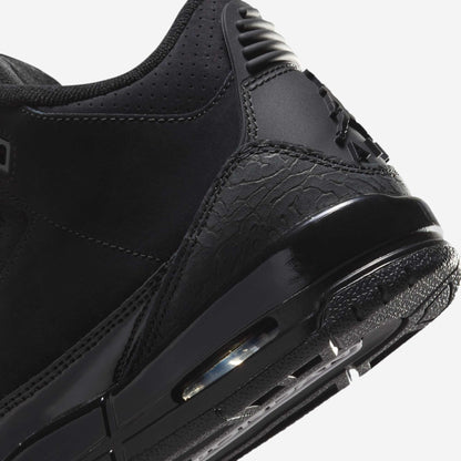 Air Jordan 3 Retro 'Black Cat' (2025) (GS) [DM0967-001] Athletic Basketball Sports Sneakers in Black / Dark Charcoal - Black for Unisex Youth Kids Junior Boys Girls - AVBL MRKT (8)