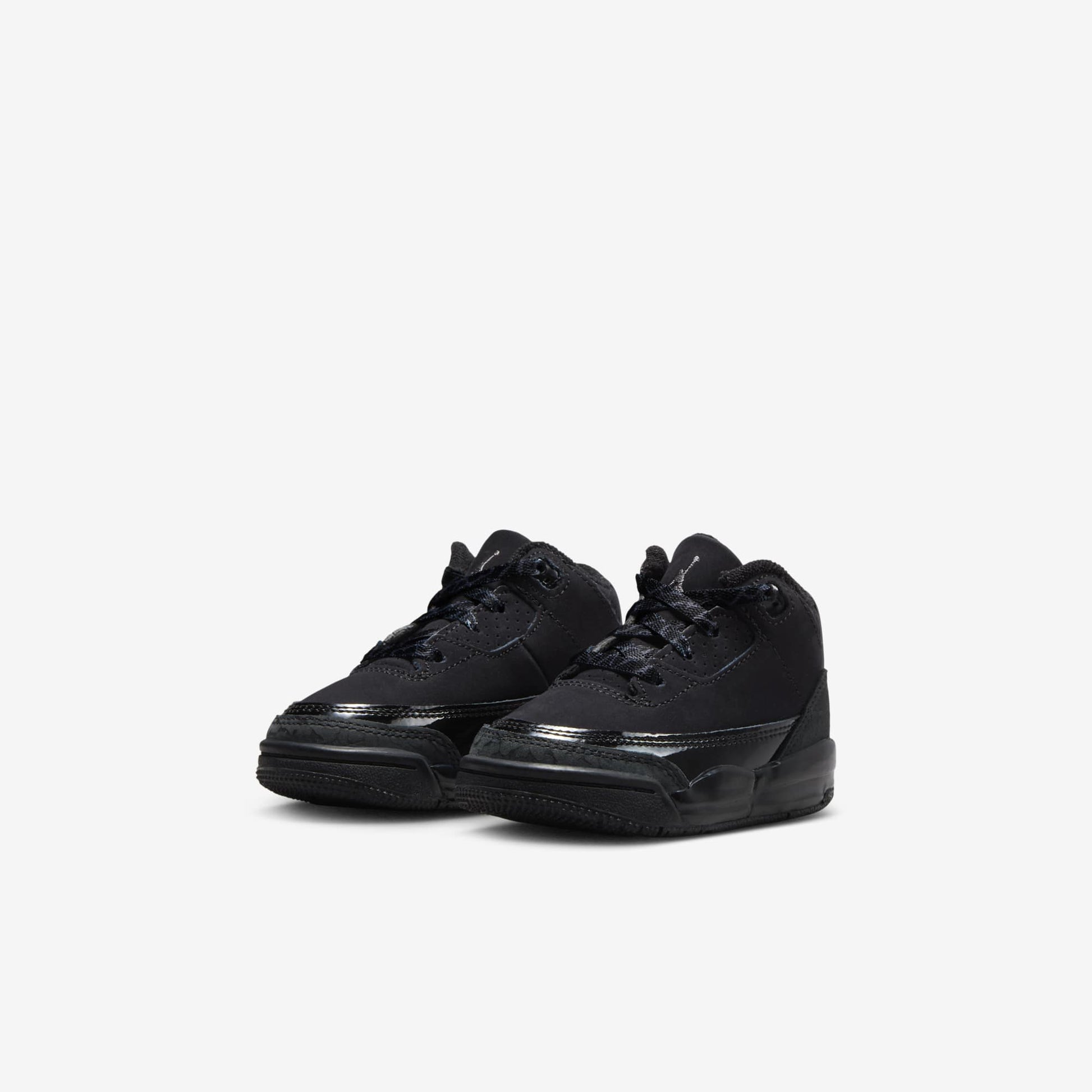 Air Jordan 3 Retro 'Black Cat' (2025) (TD) [DM0968-001] Athletic Basketball Sports Sneakers in Black / Dark Charcoal - Black for Unisex Baby Infant Toddler - AVBL MRKT (1)