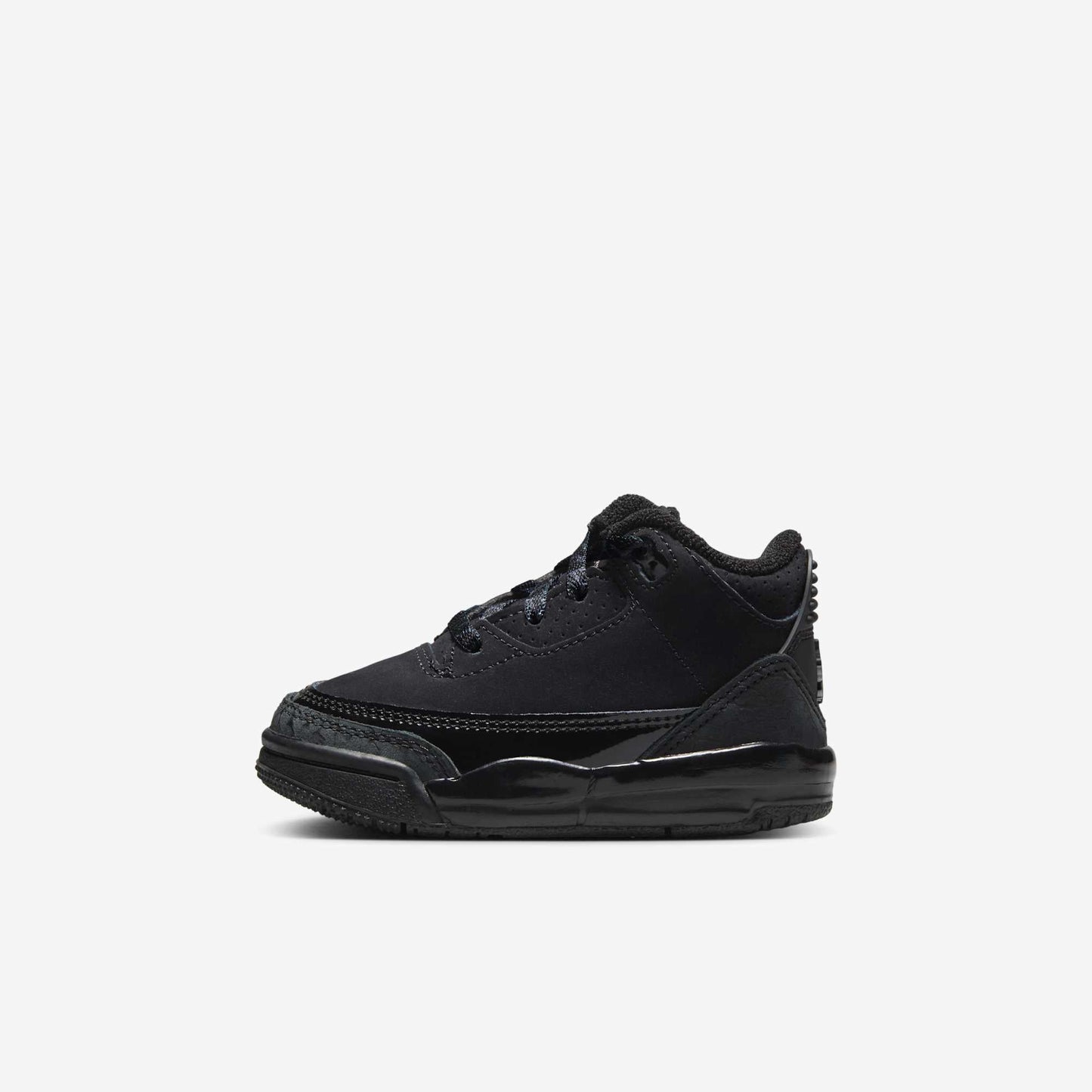Air Jordan 3 Retro 'Black Cat' (2025) (TD) [DM0968-001] Athletic Basketball Sports Sneakers in Black / Dark Charcoal - Black for Unisex Baby Infant Toddler - AVBL MRKT (2)