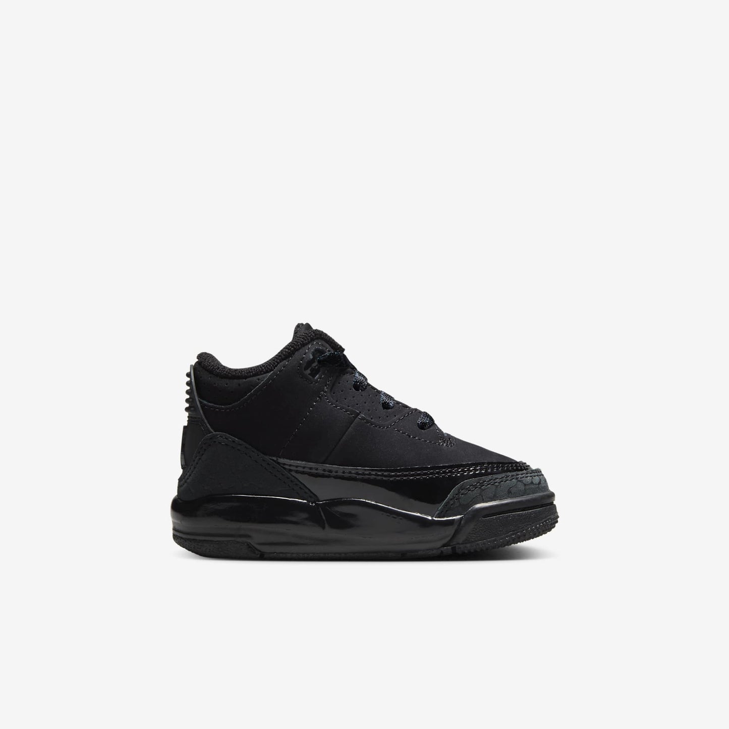 Air Jordan 3 Retro 'Black Cat' (2025) (TD) [DM0968-001] Athletic Basketball Sports Sneakers in Black / Dark Charcoal - Black for Unisex Baby Infant Toddler - AVBL MRKT (4)