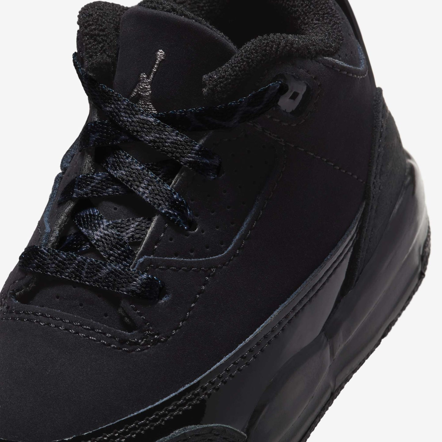 Air Jordan 3 Retro 'Black Cat' (2025) (TD) [DM0968-001] Athletic Basketball Sports Sneakers in Black / Dark Charcoal - Black for Unisex Baby Infant Toddler - AVBL MRKT (7)
