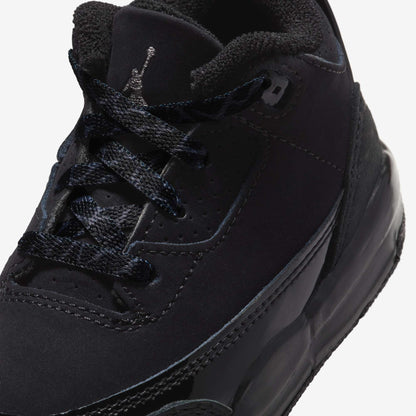 Air Jordan 3 Retro 'Black Cat' (2025) (TD) [DM0968-001] Athletic Basketball Sports Sneakers in Black / Dark Charcoal - Black for Unisex Baby Infant Toddler - AVBL MRKT (7)