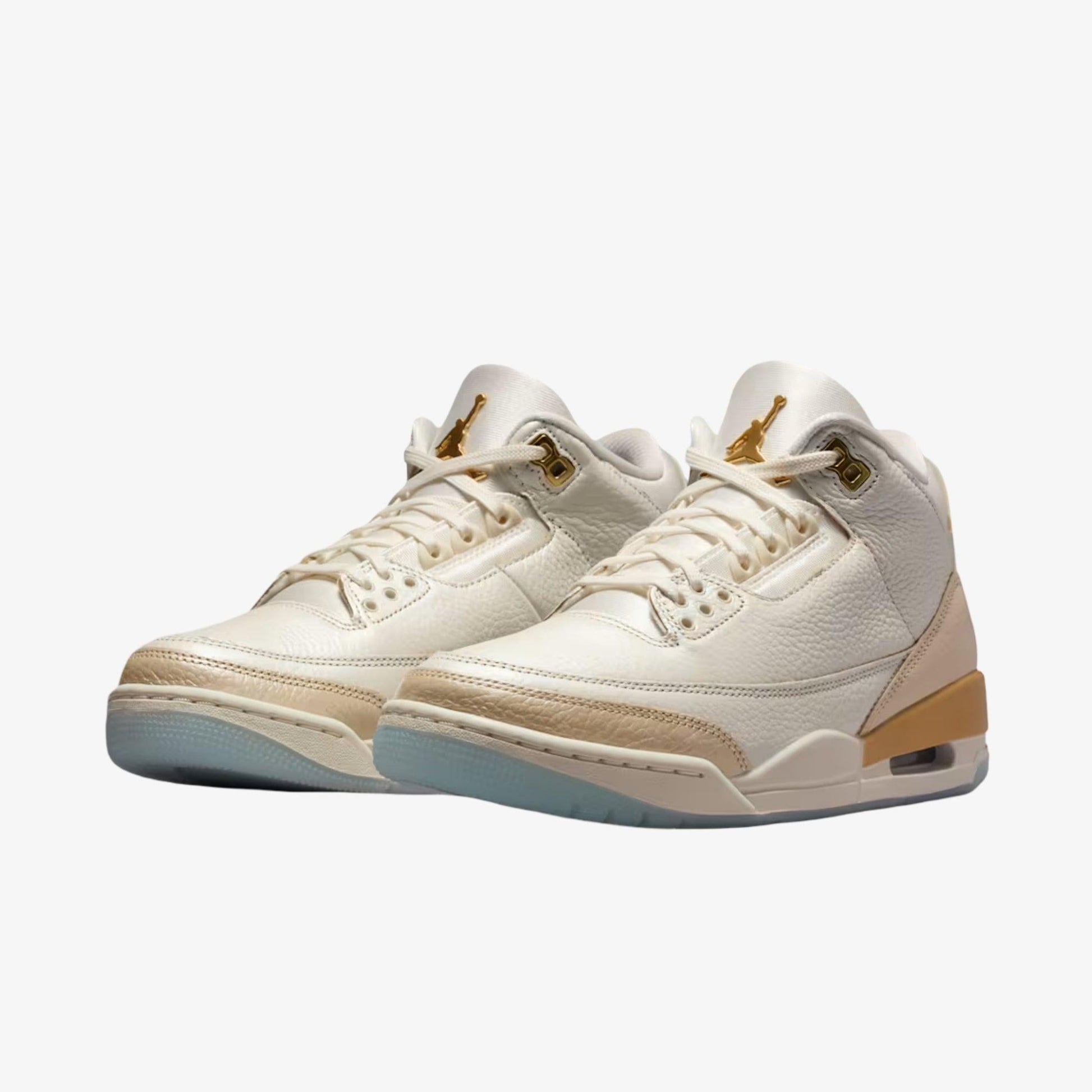 Air Jordan 3 Retro 'Champagne and Oysters' (2025) (Womens) [IB2255-100] Athletic Basketball Sports Sneakers in Sail / Team Gold - Pale Ivory for Unisex Adult Female Ladies Girls WMNS - AVBL MRKT (1)
