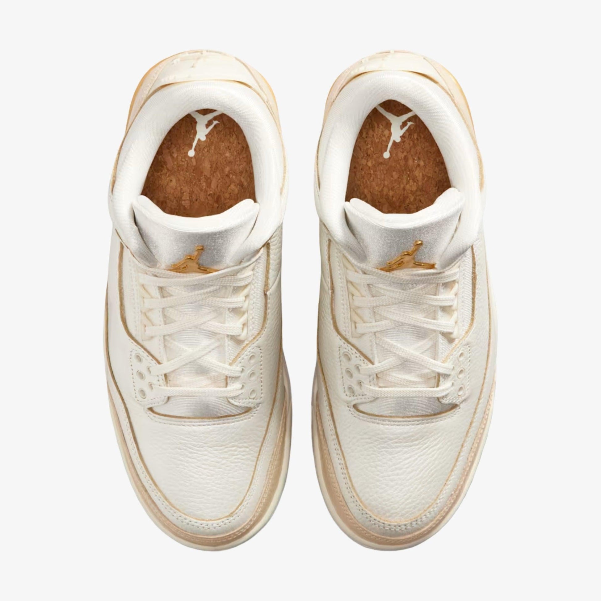 Air Jordan 3 Retro 'Champagne and Oysters' (2025) (Womens) [IB2255-100] Athletic Basketball Sports Sneakers in Sail / Team Gold - Pale Ivory for Unisex Adult Female Ladies Girls WMNS - AVBL MRKT (5)
