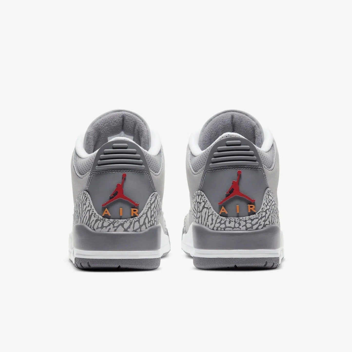 Air Jordan 3 Retro 'Cool Grey' (2021) [CT8532-012] Athletic Basketball Sports Sneakers in Silver / Sport Red - Light Graphite for Unisex Adult Mens - AVBL MRKT (6)
