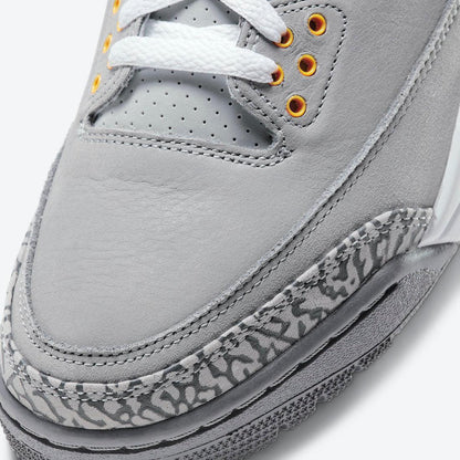 Air Jordan 3 Retro 'Cool Grey' (2021) [CT8532-012] Athletic Basketball Sports Sneakers in Silver / Sport Red - Light Graphite for Unisex Adult Mens - AVBL MRKT (7)