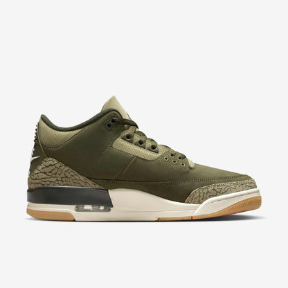 Air Jordan 3 Retro 'Family Affair / Medium Olive' (2025) [DN3707-202] Athletic Basketball Sports Sneakers in Medium Olive / Sequoia for Unisex Adult Mens - AVBL MRKT (4)