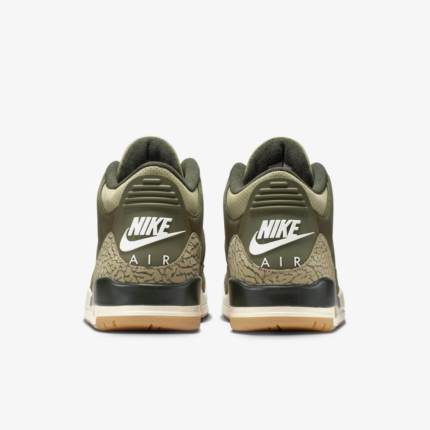 Air Jordan 3 Retro 'Family Affair / Medium Olive' (2025) [DN3707-202] Athletic Basketball Sports Sneakers in Medium Olive / Sequoia for Unisex Adult Mens - AVBL MRKT (6)