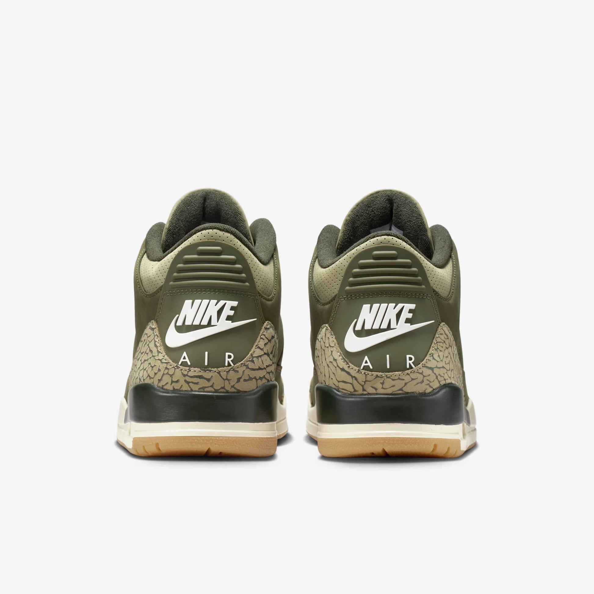 Air Jordan 3 Retro 'Family Affair / Medium Olive' (2025) [DN3707-202] Athletic Basketball Sports Sneakers in Medium Olive / Sequoia for Unisex Adult Mens - AVBL MRKT (6)