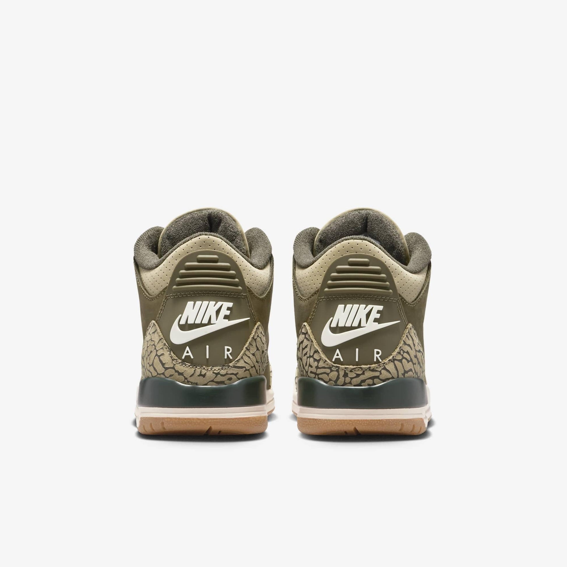 Air Jordan 3 Retro 'Family Affair / Medium Olive' (2025) (GS) [DM0967-202] Athletic Basketball Sports Sneakers in Medium Olive / Sequoia for Unisex Youth Kids Junior Boys Girls - AVBL MRKT (6)