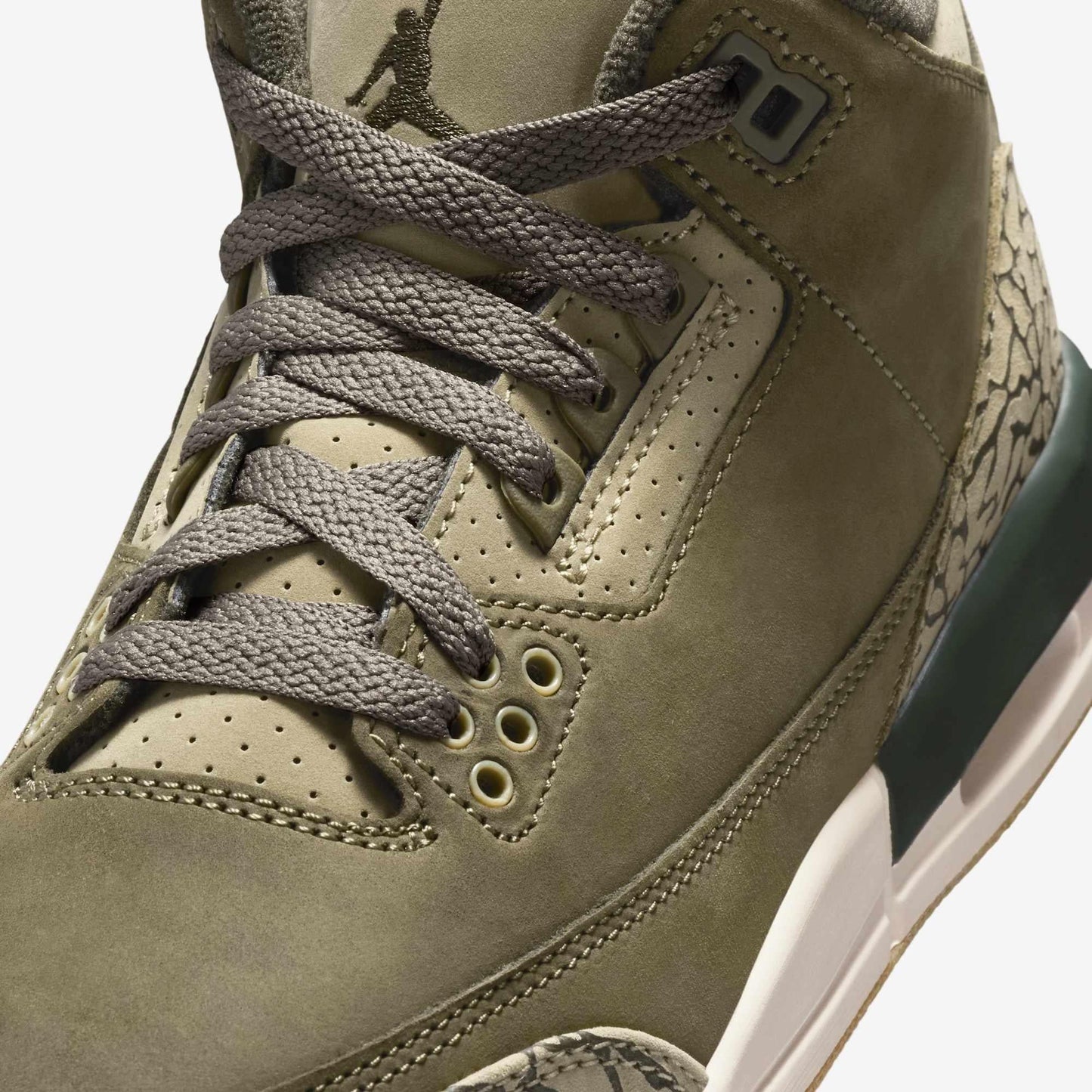 Air Jordan 3 Retro 'Family Affair / Medium Olive' (2025) (GS) [DM0967-202] Athletic Basketball Sports Sneakers in Medium Olive / Sequoia for Unisex Youth Kids Junior Boys Girls - AVBL MRKT (7)