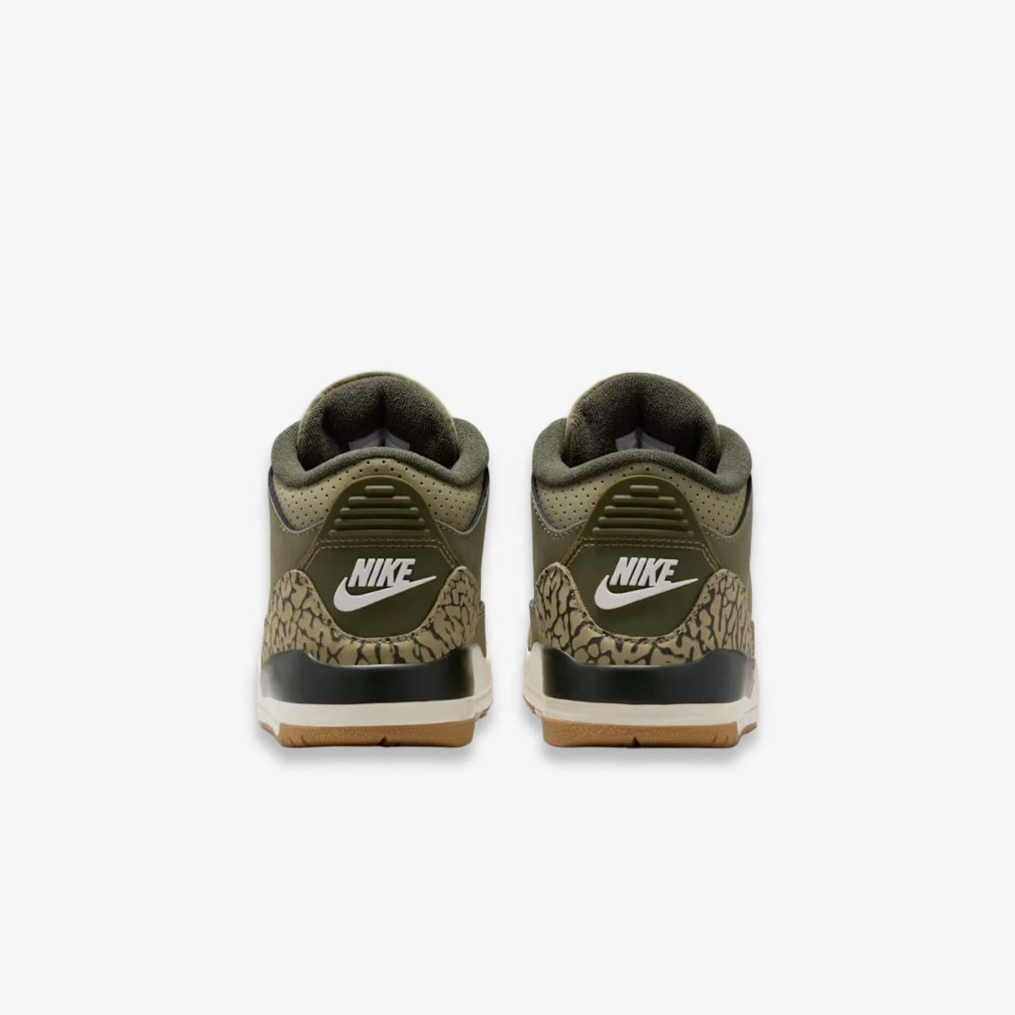 Air Jordan 3 Retro 'Family Affair / Medium Olive' (2025) (PS) [DM0966-202] Athletic Basketball Sports Sneakers in Medium Olive / Sequoia for Unisex Little Kids Pre-School Boys Girls - AVBL MRKT (6)