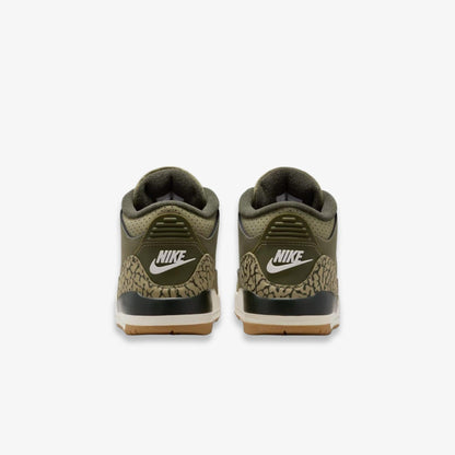 Air Jordan 3 Retro 'Family Affair / Medium Olive' (2025) (PS) [DM0966-202] Athletic Basketball Sports Sneakers in Medium Olive / Sequoia for Unisex Little Kids Pre-School Boys Girls - AVBL MRKT (6)