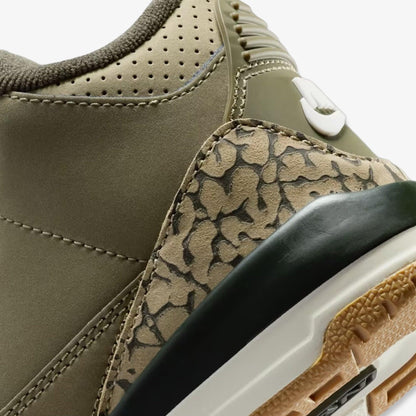 Air Jordan 3 Retro 'Family Affair / Medium Olive' (2025) (PS) [DM0966-202] Athletic Basketball Sports Sneakers in Medium Olive / Sequoia for Unisex Little Kids Pre-School Boys Girls - AVBL MRKT (8)
