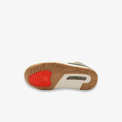 Air Jordan 3 Retro 'Family Affair / Medium Olive' (2025) (PS) [DM0966-202] Athletic Basketball Sports Sneakers in Medium Olive / Sequoia for Unisex Little Kids Pre-School Boys Girls - AVBL MRKT (9)