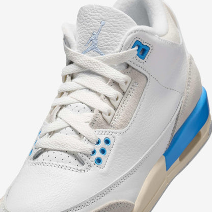 Air Jordan 3 Retro 'Lucky Shorts / Hydrogen Blue' (2025) (GS) [DM0967-101] Athletic Basketball Sports Sneakers in Summit White/ Hydrogen Blue for Unisex Youth Kids Junior Boys Girls - AVBL MRKT (7)