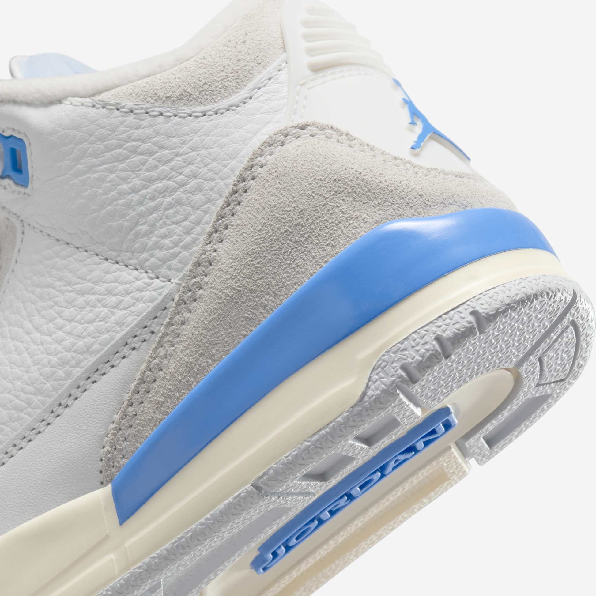 Air Jordan 3 Retro 'Lucky Shorts / Hydrogen Blue' (2025) (PS) [DM0966-101] Athletic Basketball Sports Sneakers in Summit White/ Hydrogen Blue for Unisex Little Kids Pre-School Boys Girls - AVBL MRKT (8)