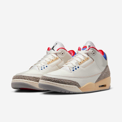 Air Jordan 3 Retro OG SP 'Seoul / South Korea 2.0' (2025) [IB1482-100] Athletic Basketball Sports Sneakers in White / Black - Sport Royal for Unisex Adult Mens - AVBL MRKT (1)