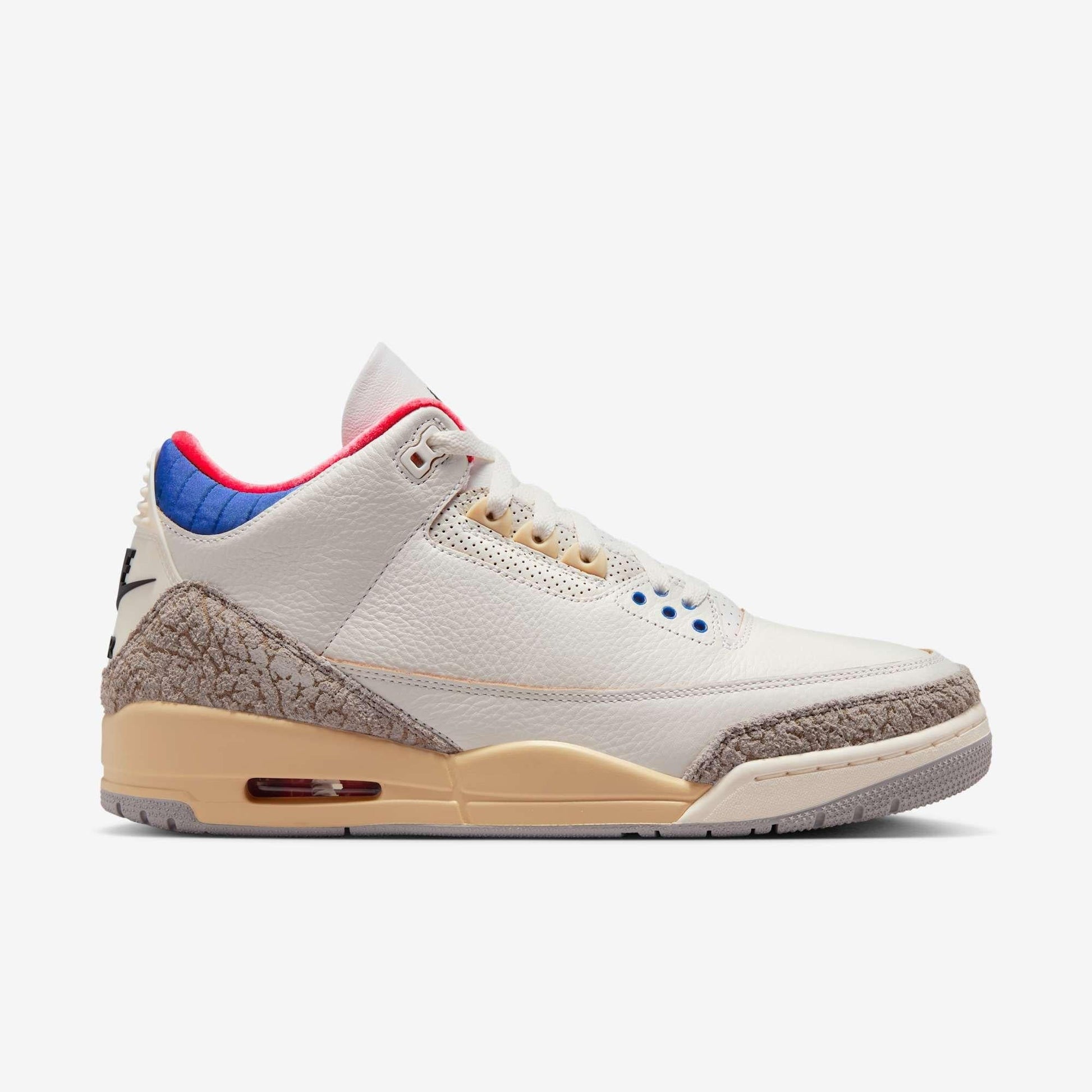 Air Jordan 3 Retro OG SP 'Seoul / South Korea 2.0' (2025) [IB1482-100] Athletic Basketball Sports Sneakers in White / Black - Sport Royal for Unisex Adult Mens - AVBL MRKT (4)