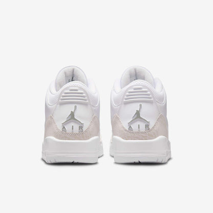 Air Jordan 3 Retro 'Pure Money' (2025) [CT8532-111] Athletic Basketball Sports Sneakers in White / Metallic Silver - White for Unisex Adult Mens - AVBL MRKT (6)