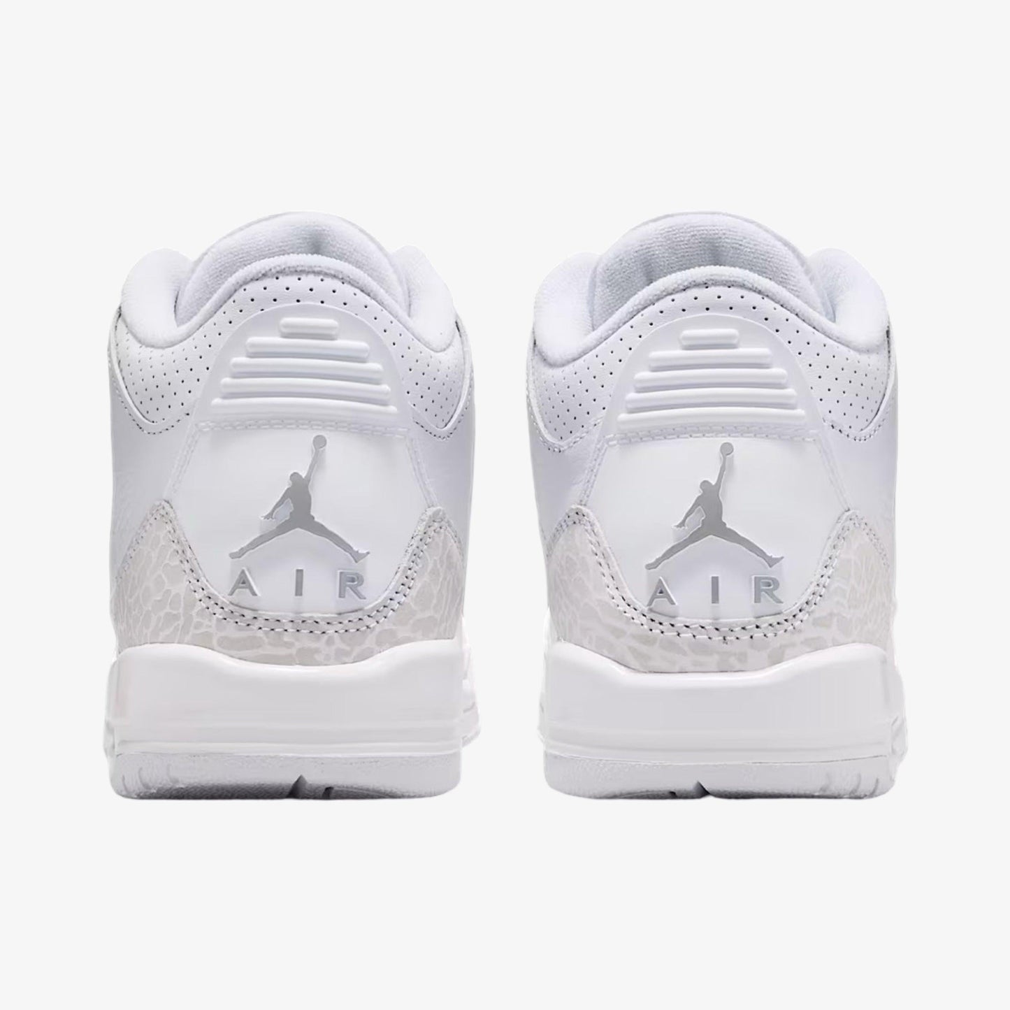 Air Jordan 3 Retro 'Pure Money' (2025) (GS) [DM0967-111] Athletic Basketball Sports Sneakers in White / Metallic Silver - White for Unisex Youth Kids Junior Boys Girls - AVBL MRKT (6)